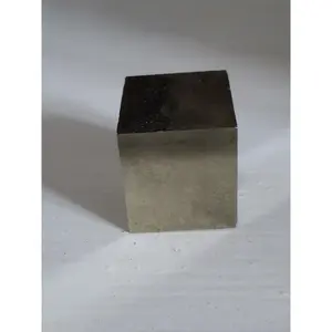 Natural raw Spanish Pyrite cube