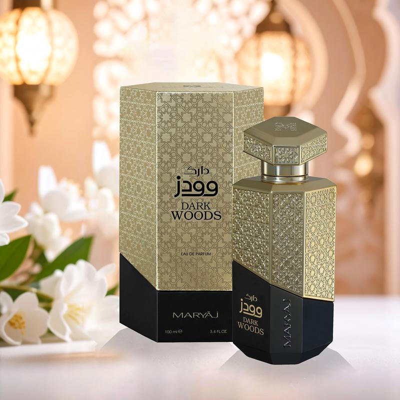 Maryaj Dark Wood - Long Lasting Perfume for Men and Women - Cologne for Men and Women - Citrus, Floral, Woody Fragrances - Eau de Parfum - 3.4 oz
