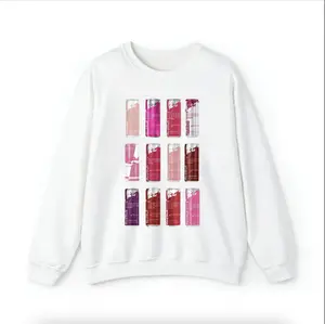 Red Bull Energy Cans Sweatshirt, Full Sizes, Full Colors, Unisex Shirt for Men & Women, Cotton, Round Neck Tee, Women