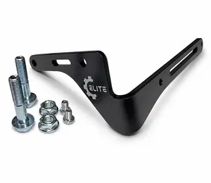ATV License Plate Mount for Polaris Sportsman 400 / 450 / 500 / 570 / 700 / 800 – Rear Frame 4x7 Plate Bracket – Anodized Aluminum