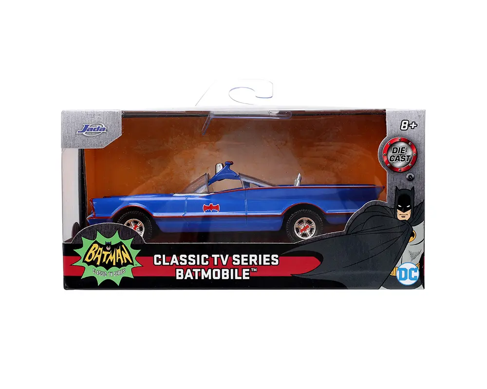 Jada Toys 1966 Batmobile Die-cast Car with Opening Doors, 1:32 Scale, Ages 8+, Toy for Adults and Kids