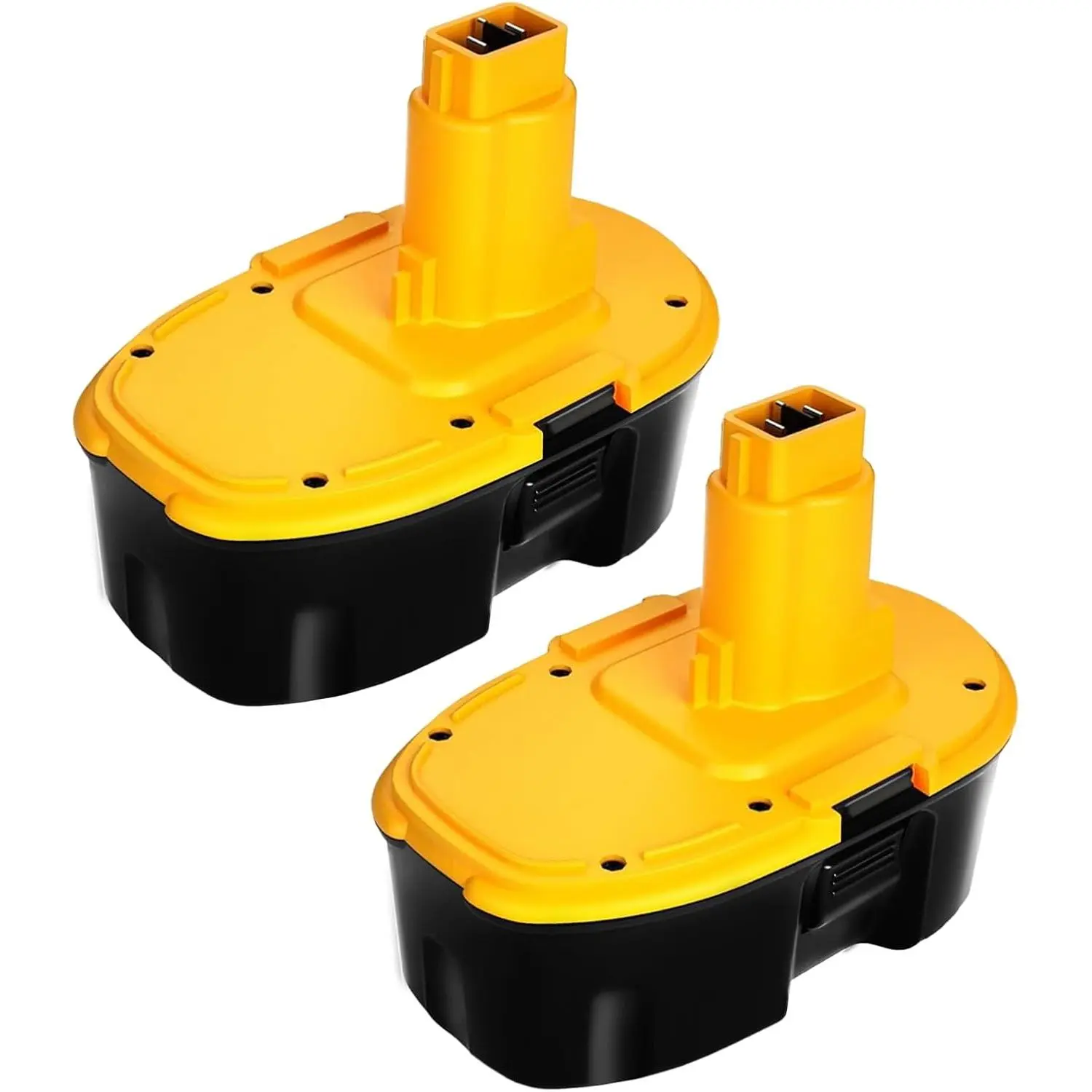 18V Replacement Battery  DeWALT: 18 Volt 5.0Ah XRP DC9096 Ni-Mh Batteries  with DC9098 DC9099 DW9095 DW9096 DW9098 Cordless Power Tools 2 Packs