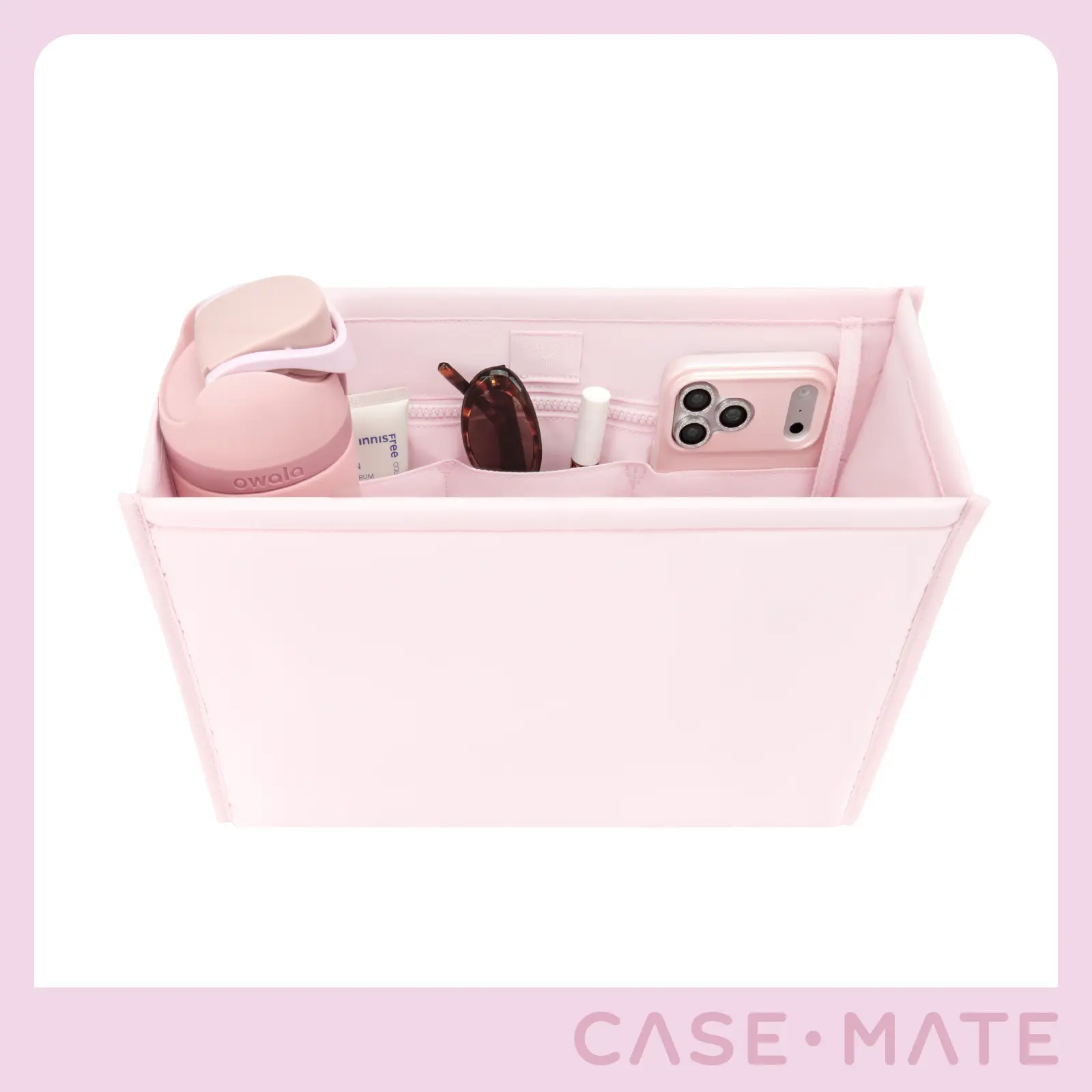 Case-Mate Medium Jelly Tote Organizer, Purse Organizer Inserts for Luggage & Bag Accessories