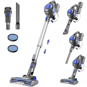 MOOSOO Cordless Stick Vacuum Cleaner, 40KPA 40Mins Lightweight Upright for Carpet Hard Floor Pet Hair XL-618A Upgraded