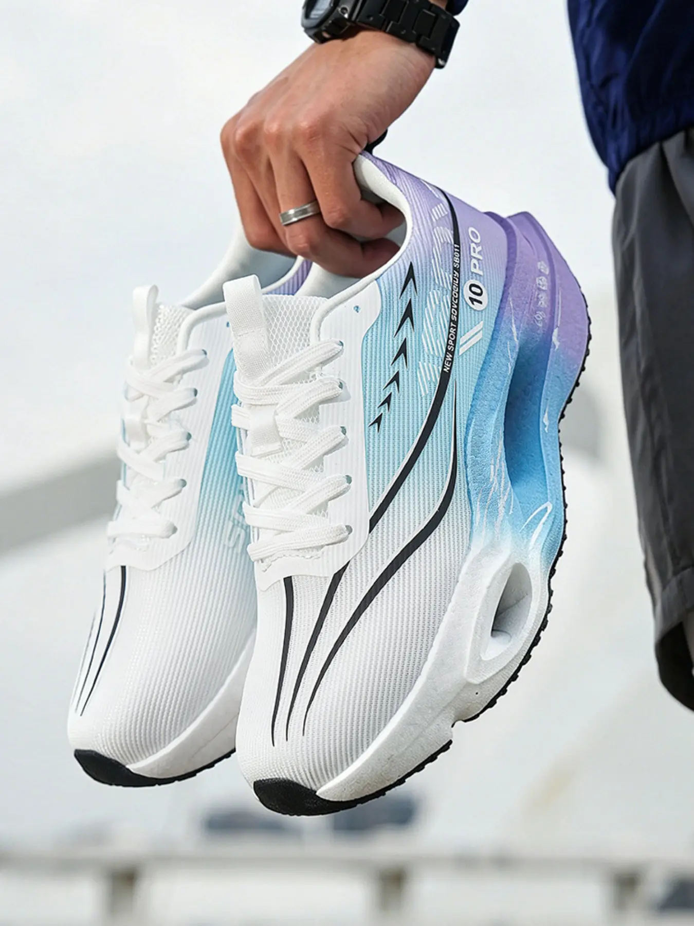 2026 New Arrival Unisex Breathable Mesh Running Shoes, Fashion Running Shoes, Athletic Running Shoes Lightweight Upper Platform Elevated Sole Non‑Slip Design Daily Commute Jogging Sports Casual Shoes