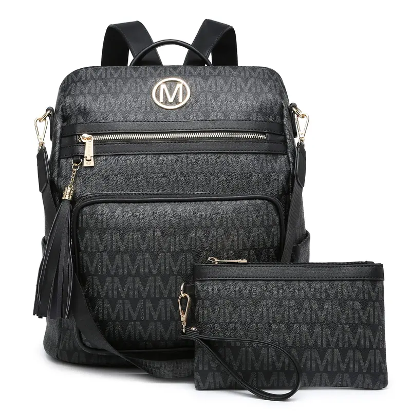 Vegan Leather Backpack Purse for Women, Anti-Theft Travel  display picture 1