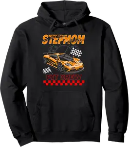 Race Car Birthday Party Racing Family Stepmom Pit Crew Pullover Hoodie - Elizabethtej Shop 39B0FHCZ379K