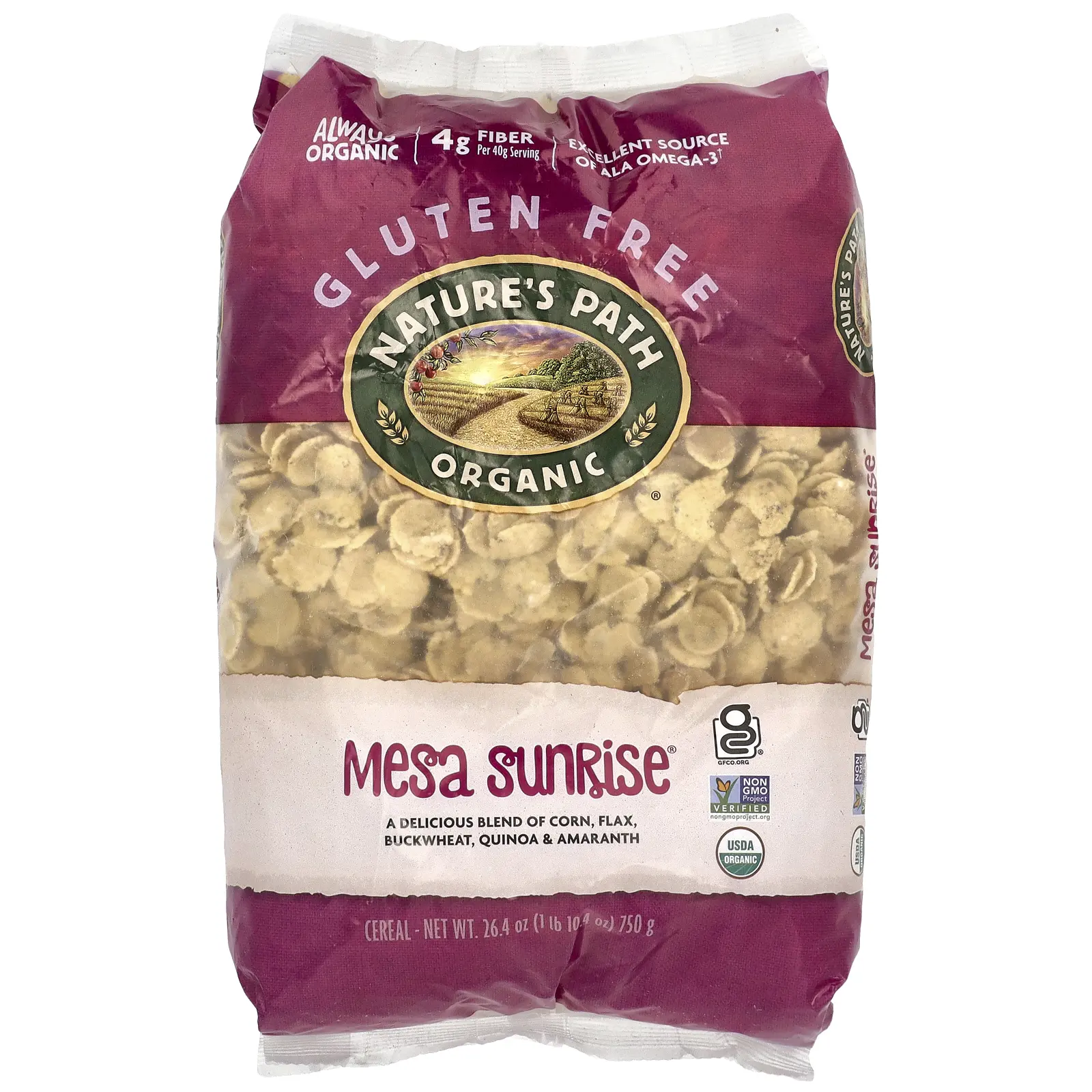 Nature's Path Organic Mesa Sunrise® Cereal, 26.4 oz (750 g) Nature's Path Organic Mesa Sunrise® Cereal, 26.4 oz (750 g)