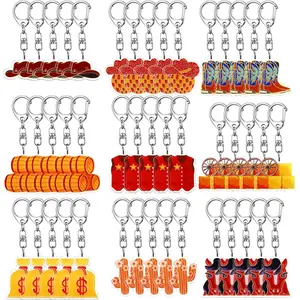 50 count Cowboy Key Chain for Men Women Western  Accessories Horse Hat Boots Key Ring Cowboy Creative  for Western Party Lovers