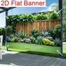 2D Flat Polyester Fabric Photography Backdrop Banner - HD Print Garden Scene, Soft, Lightweight, Foldable, Machine Washable Photography Prop for Birthday Party, Studio Shooting, Photography Props