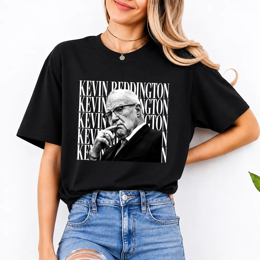 Kevin Reddington Portrait Shirt, Kevin Reddington Graphic Tee, Vintage Black and White Photo T-Shirt
