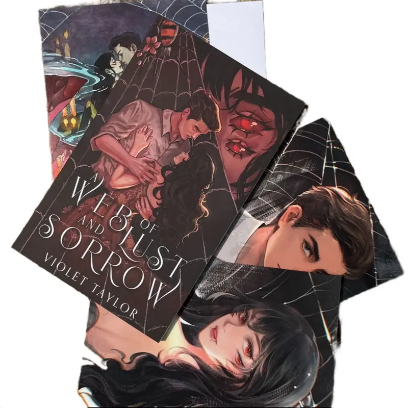 **Special Edition Bundle** A Web of Lust and Sorrow by Violet Taylor (monster romance novella, dark romance book, signed paperback)