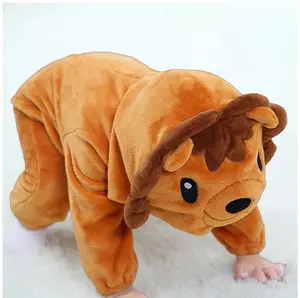 Snuggly Lion™ Flannel Romper