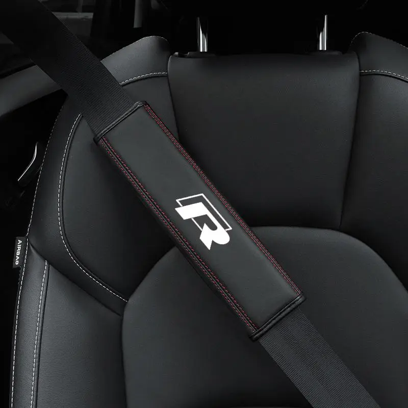 PU leather belly relief case for enhanced driving comfort for Volkswagen R Line GTI R Polo Golf Passat Magotan Tiguan Jetta Car Interior Accessory Auto Accessories Interior Car Accessories Interior