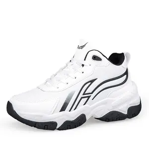 Men's Chunky Platform Sporty Running Shoes - Shock-Absorption, Non-Slip, Wear-Resistant Trainers for Gym & All-Day Casual Wear (Choose 1 Size Down)