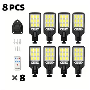 108COB Solar Street Light,new style Outdoor Wall Lamp,Easy to Install,IPX4 Waterproof,3 Lighting Modes,Motion Sensor,Solar Sensor LED Light Suitable for Bedroom,Corridor,Staircase,Garden,and Bedside Decoration solar street light outdoor motion sensor