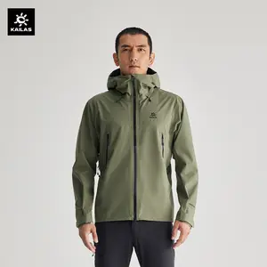 KAILAS Men's Bogda Hardshell Jacket Hooded Waterproof Ultralight 3L FILTER-TEC Rain Jacket for Hiking Travel outdoor sports