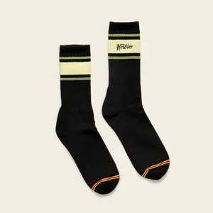 Howler Script Socks - Black/Cream