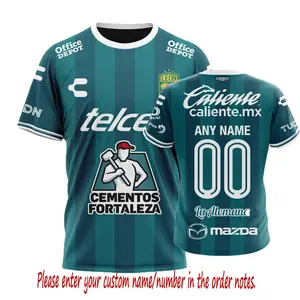 LIGA MX Club León Shirt 3D Personalized 25-26 Home Design For Toddler - Youth And Adult