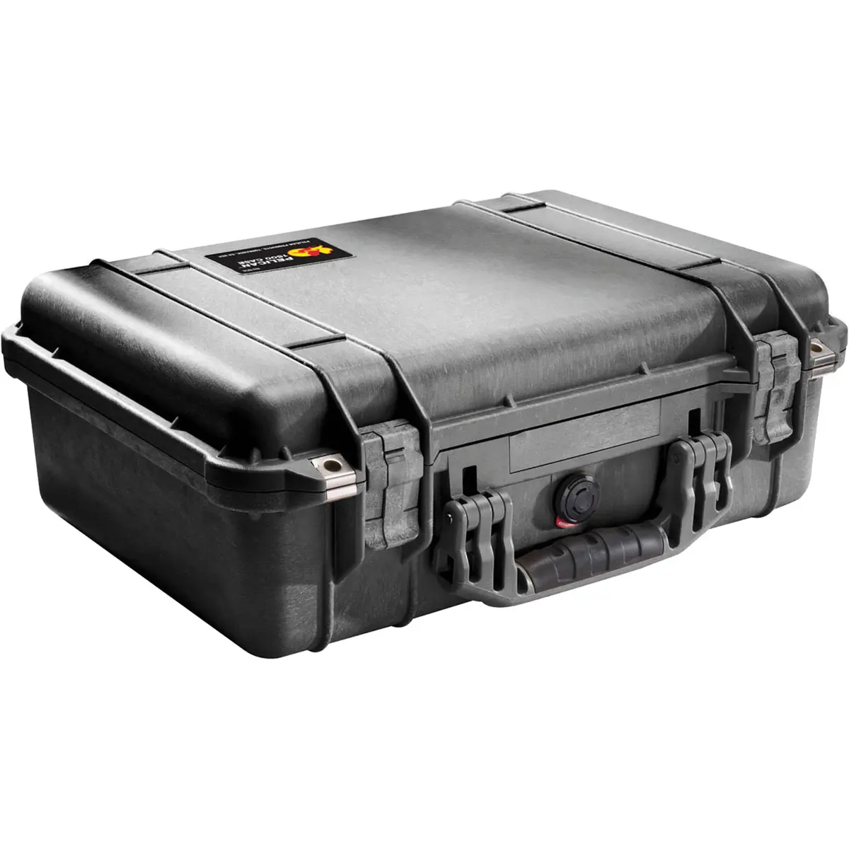 Pelican 1500 Hard Plastic Watertight Hard Case with Foam Insert, Black, Camera & Electronics Protector