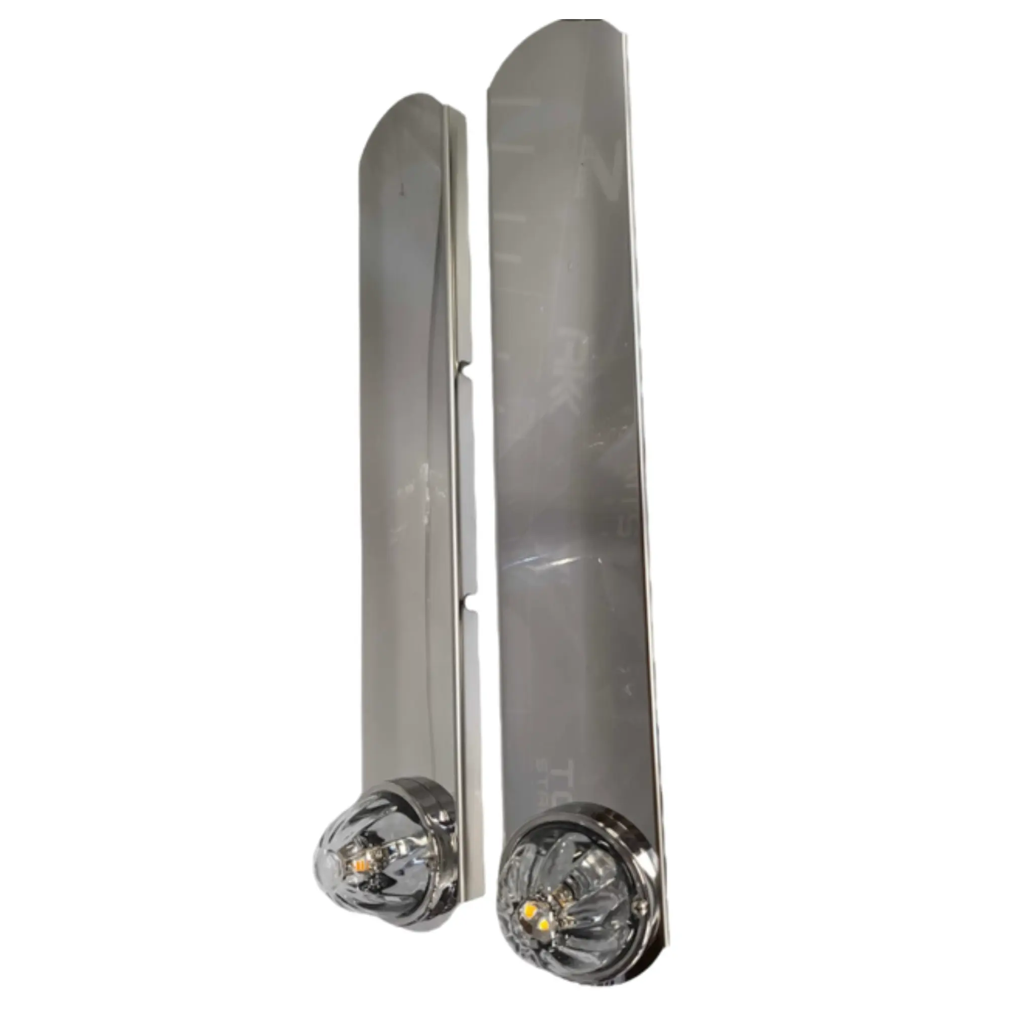 JML Kustoms – Rear Peterbilt 15 Inch Air Cleaner Brackets with Watermelon Cutout
