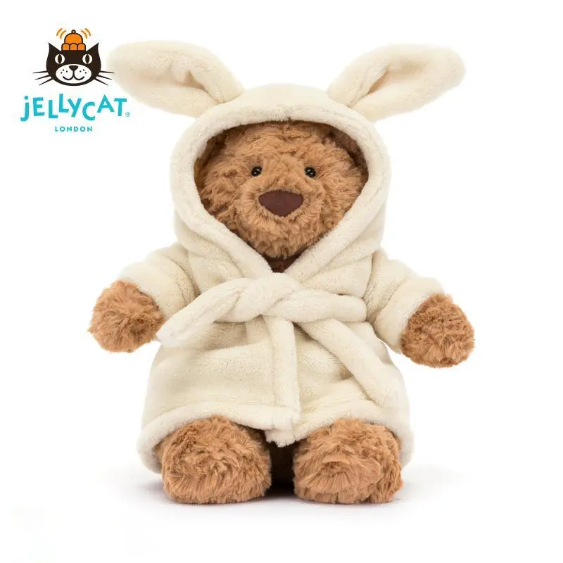 Jellycat Bartholomew Bear ‘Bathrobe’ Plush, Cute Sailor Teddy Bear, Soft Stuffed Animal, Birthday Baby Shower Gift for Kids