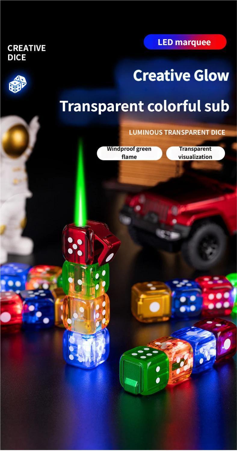 2026 Butane-Free Dice Lighter, Fun Stress Relief Toy, Multi-Purpose Kitchen & Outdoor Tool, Perfect for Candles, Ideal Holiday & Birthday Gift, Great for Party Games