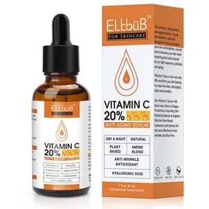 Elbbub Vitamin C Serum 30ML, Rich in VC, Face Anti-Wrinkle Essence, Firming Skin Care, Collagen Boost, Comfortable Vitamin C Cream, Deep Moisturizing Skincare, Hydrating, Skin Repair