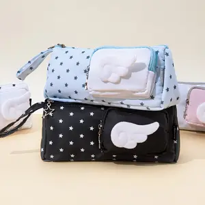 Double-Layer Multifunctional Pen Bag, Fashionable Durable Large Capacity Portable Stationery Box, Ideal for Desktop or Office Use, Pencil Bag