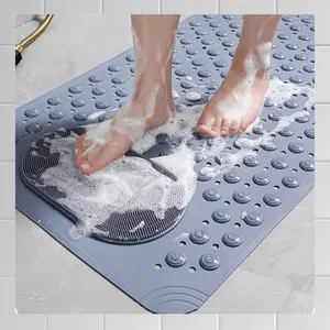 Upgrade Your Bathroom with This Non-slip Shower Mat Featuring Foot Massage and Suction Cups for Ultimate Comfort and Safety