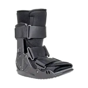McKesson Walker Boot - Low-Top Walking Boot for Ankle Sprains and Fractures, Surgical Shoe for Left or Right Foot - Black, Large, 1 Count