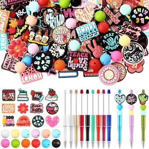 122 count  Focal Beads for DIY Pens Making Kit Include 12 Beadable Pens 110  Focal Beads for Pen Keychains DIY Making
