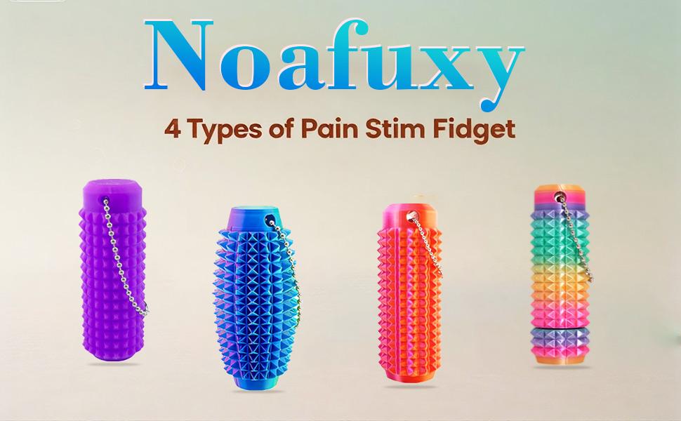 Spiky Sensory Fidget Keychain Toy for Adults, Mild Pressure Stimulation to Relieve Anxiety and Stress, Portable Pocket Size for Travel and Daily Use(Style-2)