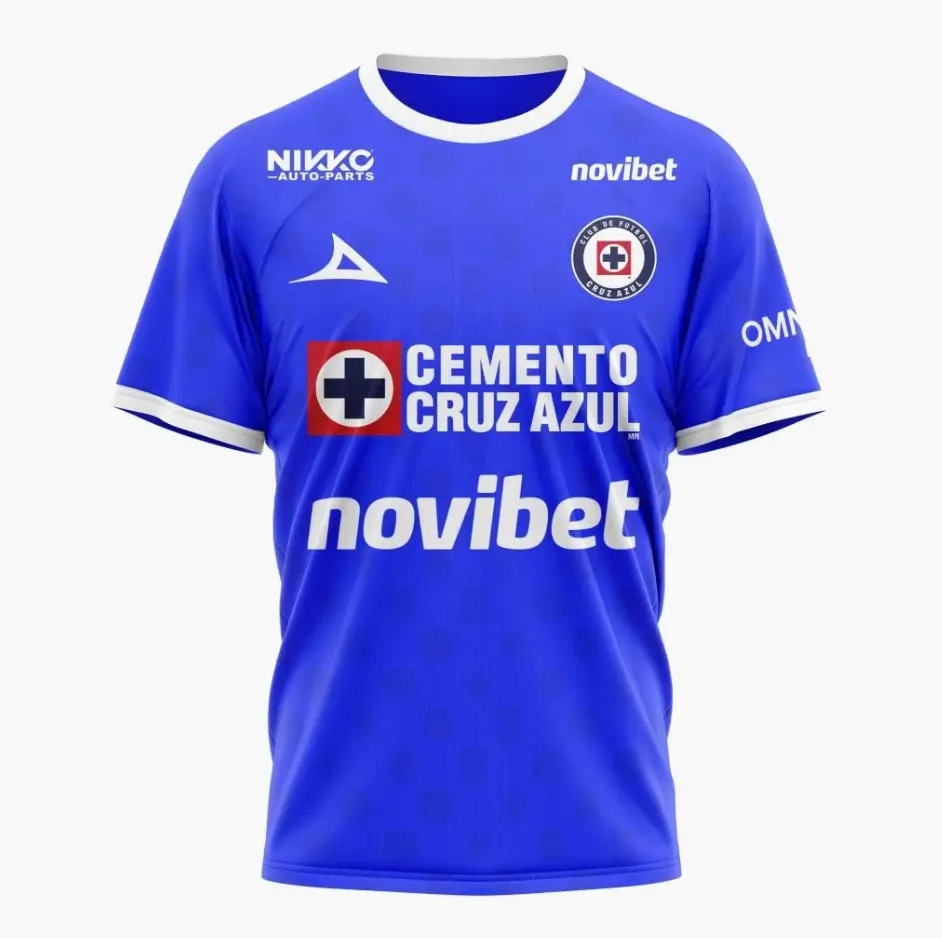 Personalized LI.GA MX Cruz Azul 2025/26 Third Jersey, Custom Name & Number Soccer Shirt, Cruz Azul Away Kit Football Fan Apparel, Unisex S-5XL