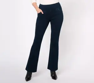 Women With Control Petite Prime Stretch Denim La Petite Bell Pant