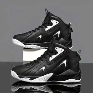 [sneakers] Men'S Basketball Shoes with a Synthetic Upper, Available in Sizes 39-50