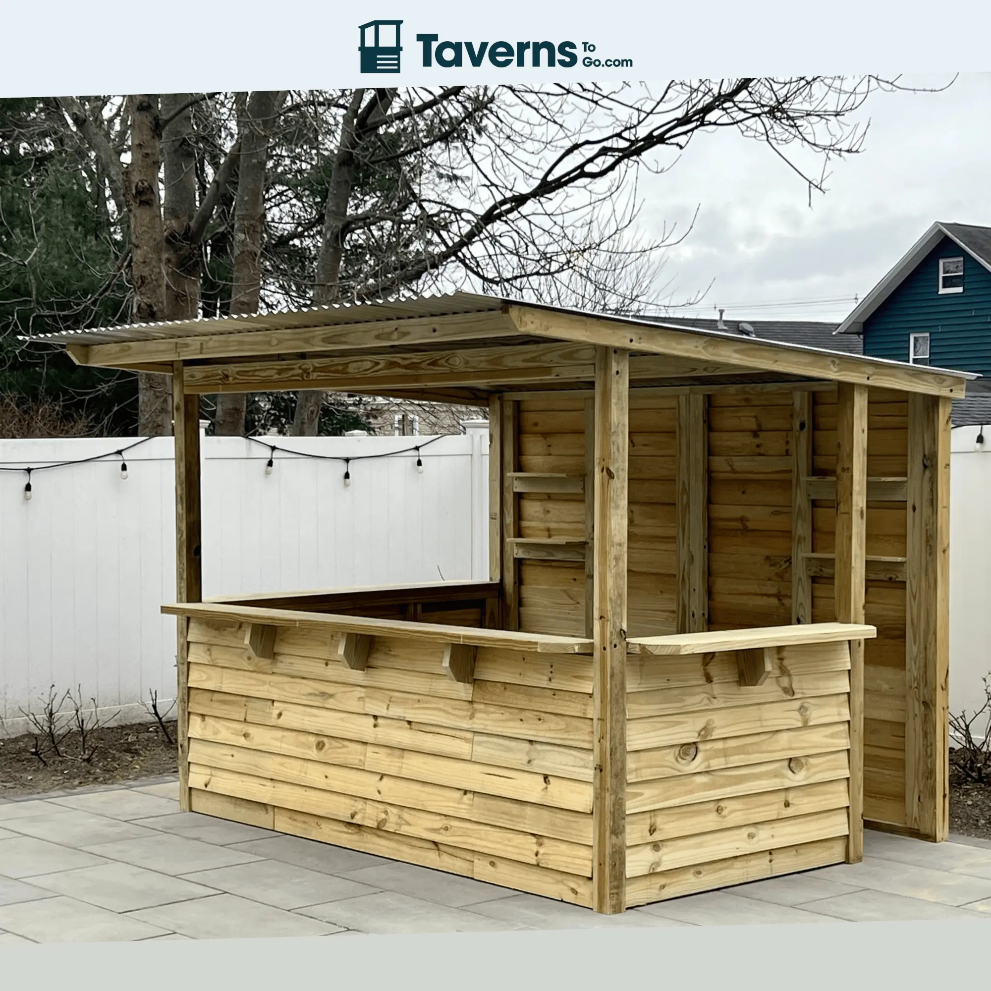 10 x 7 The 7-Up (X-Large) Backyard Bar by TAVERNS-TO-GO