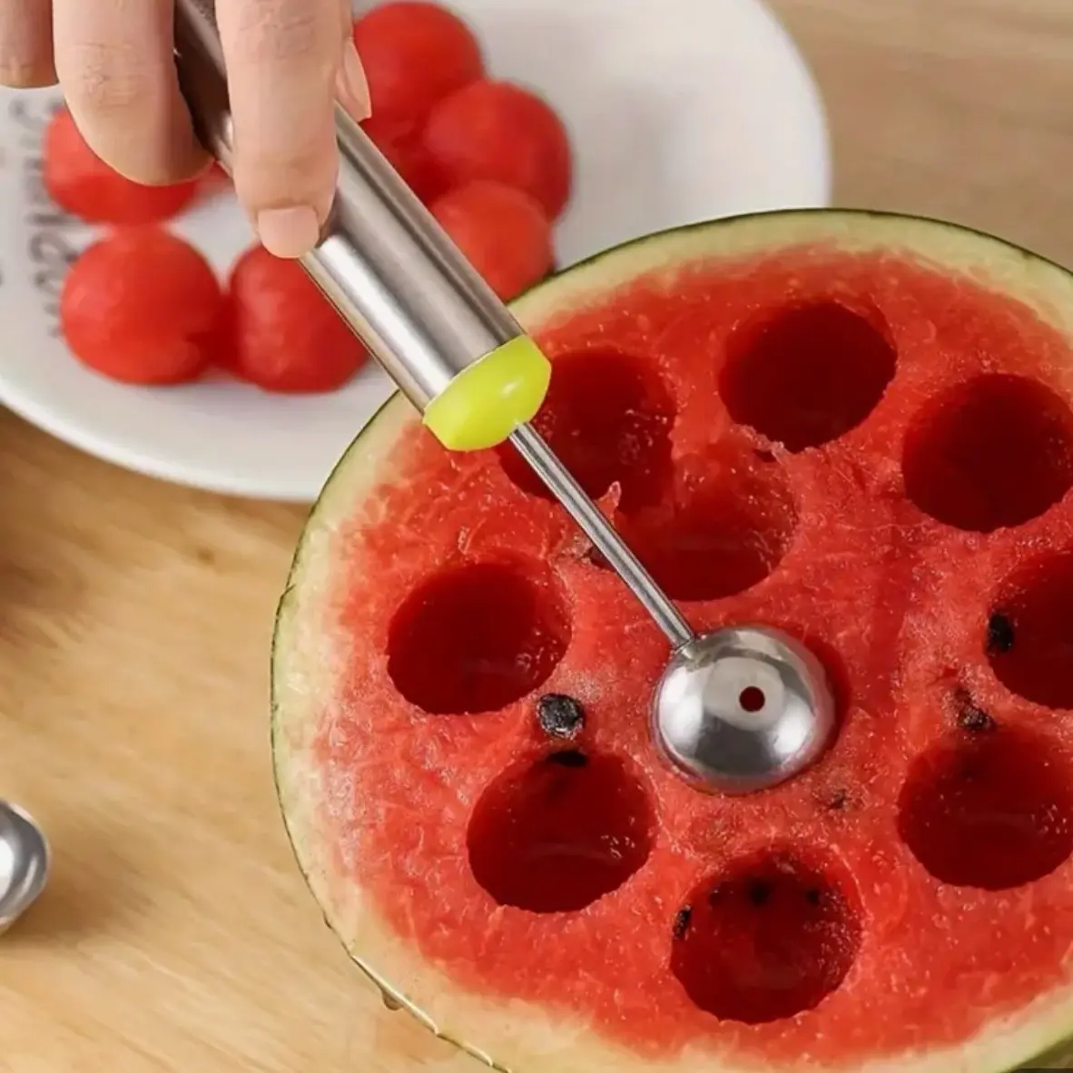 Stainless Steel Watermelon Scoop for All Kitchen Needs