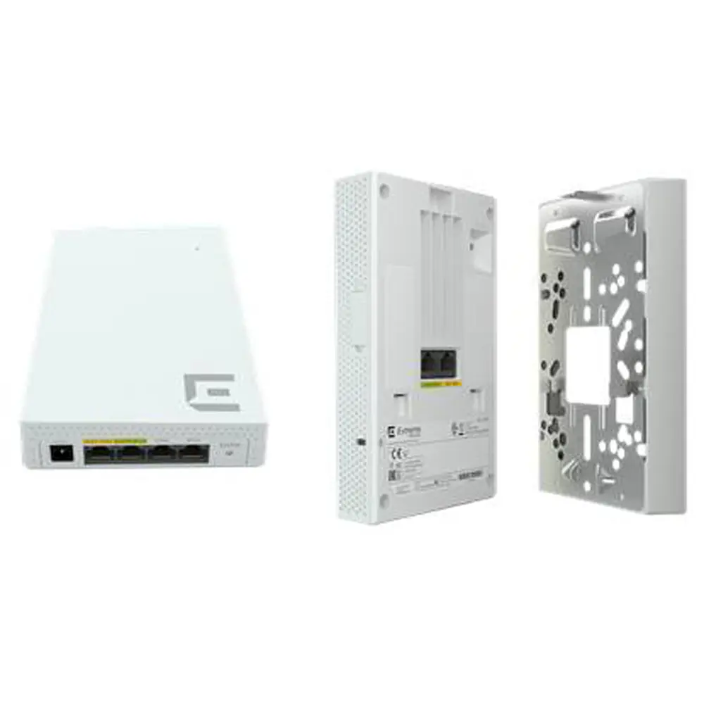 Extreme Network AP302W Enterprise-grade, Indoor Wallplate, 802.11ax Wi-Fi 6 Dual-Radio 2x2:2 Access Point and Switch