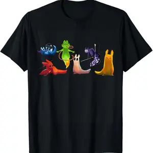 Rain World Monk Spearmaster Rivulet T-Shirt, Unisex Cotton T-Shirt, Comfortable Classic Relaxed Fit Casual Fashion