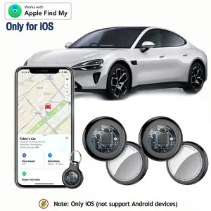 Tukio 2026 New [Apple MFi Certified] (iOS Only) Smart Tracker Tag Set, Bluetooth 5.3 GPS Tracker for Apple Find My, Replaceable Battery, 100dB Key Finder and Item Locator for Car, Keys,Luggage