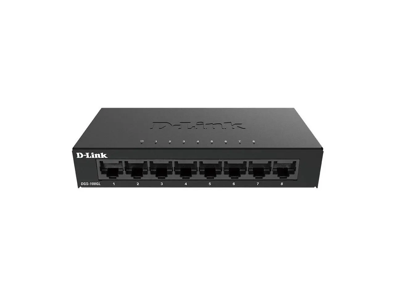 D-Link DGS-108GL 8-Port Gigabit Unmanaged Switch for Home & Small Business - Plug & Play | DGS-108GL