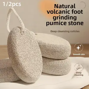Natural Volcanic Stone for Soft Feet, Exfoliate and Smooth Heels, Unscented, Suitable for Sensitive Skin, Spa Massage, Pedicure, Home Use, Callus Remover Tool