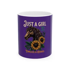 Tennessee & Horses: Ceramic Mug, (11oz, 15oz)