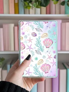 Kindle Insert or Bookmark - Seashells Design, Ideal for Book Lovers, Paperwhite, Romance, Bookish, Summer Vibes