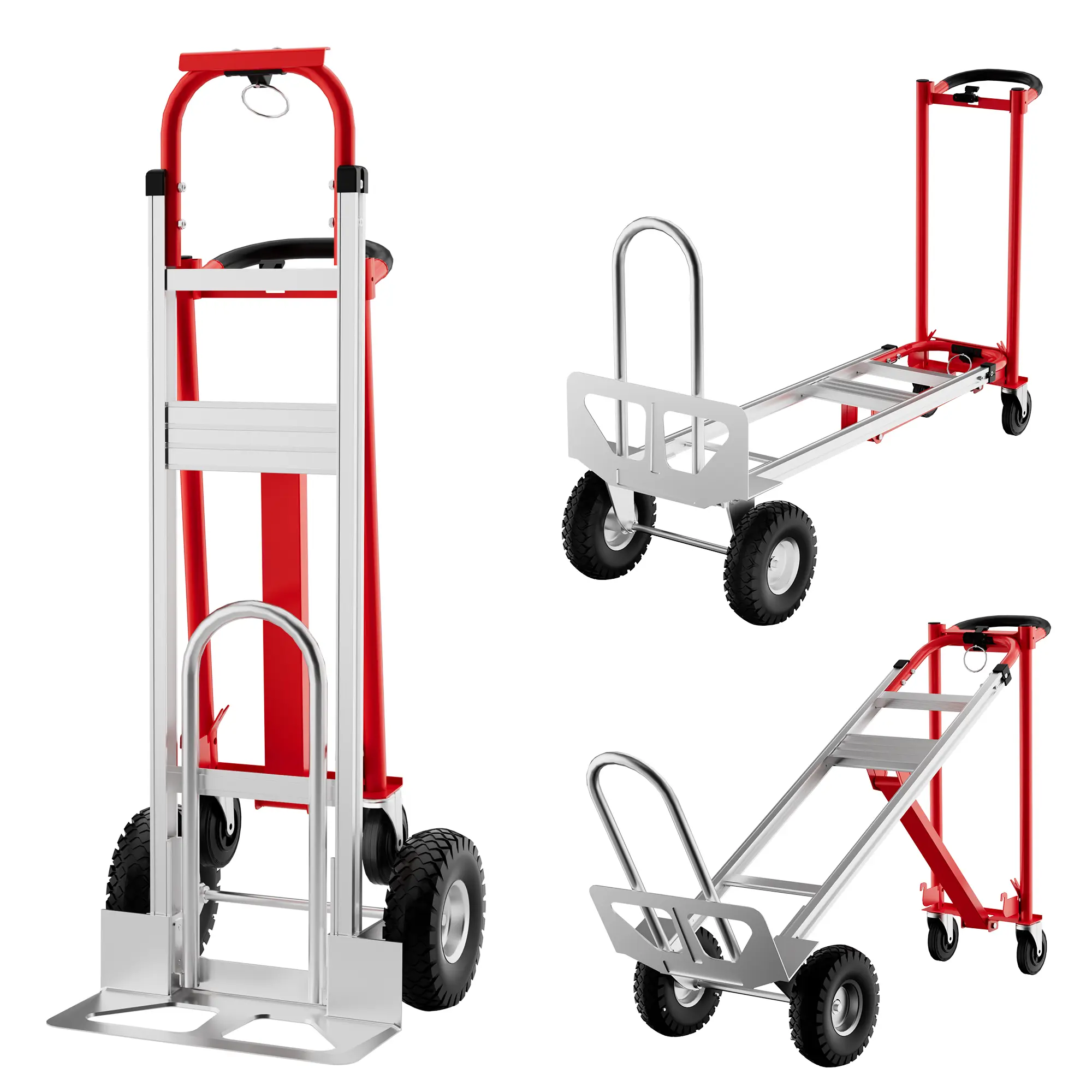 Red and silver, flat ground style-350KG