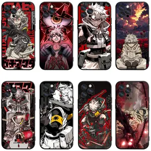 Hells Paradise Jigokuraku Gabimaru Black and Red Print Smartphone Case, Minimalist Shockproof Cover for iPhone 11-17 Pro/Pro Max/Plus, Ideal Gift for Jigokuraku Fans, Cellphone Handheld Devices Accessories