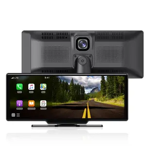 10.26 Inch Car DVR, 4K with Front & Rear Camera, Wireless Car DVR with Voice Control, BT FM GPS Recorder, Dual Lens Car Camera, Dashcams For Cars, Touchscreen Dash Cam, Hd Car Dvr