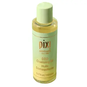 PixiBeauty EOD Cleansing Oil,Plant-based Makeup & Sunscreen Remover, Argan & Soybean Oil Nourishing, Hydrating 5.07 fl.oz / 150ml Cosmetic Moisturizer