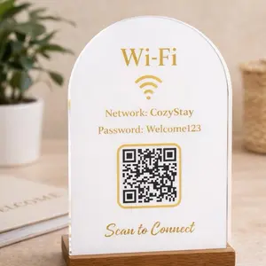 Your Customers Won’t Ask for WiFi Again - QR Code Sign